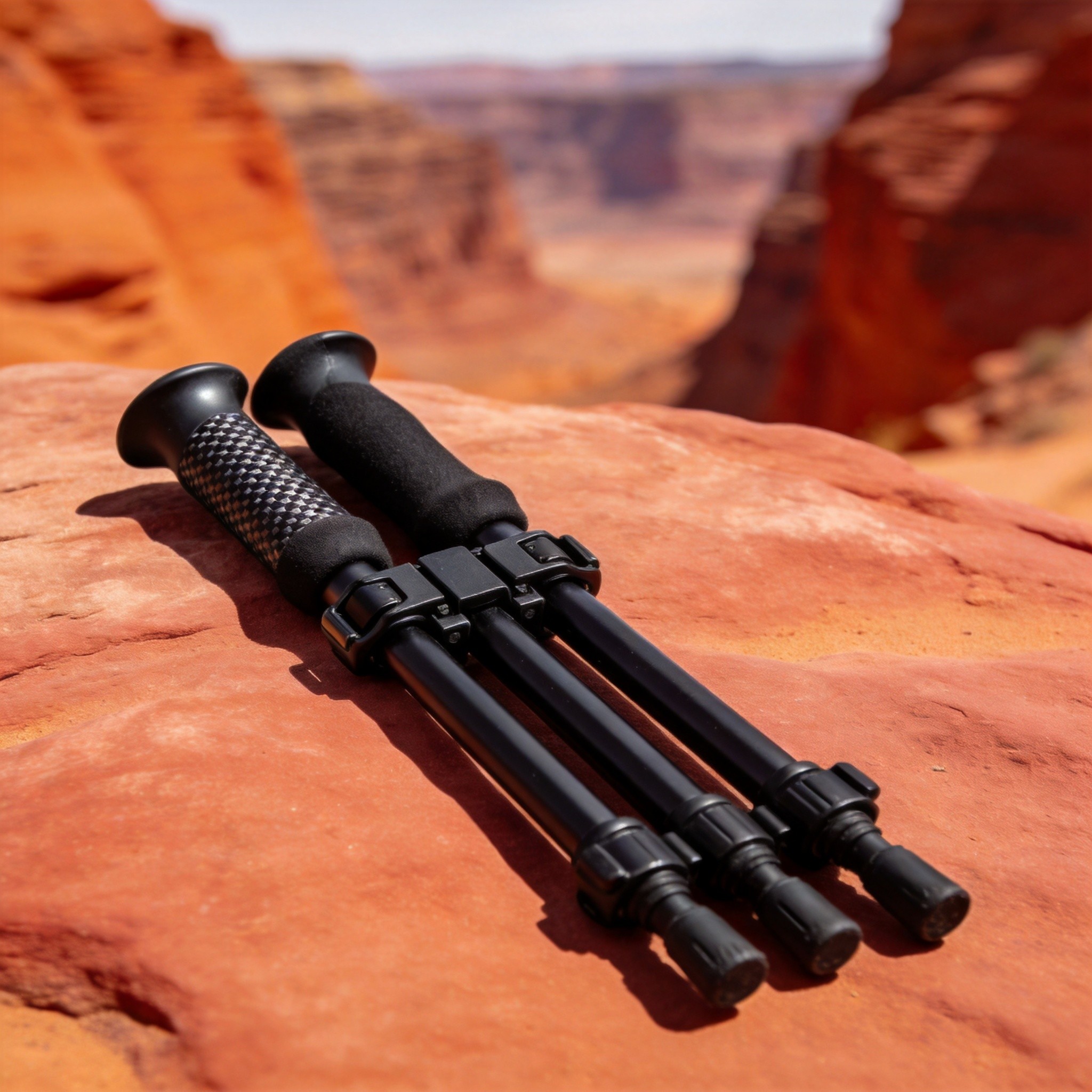 Carbon Fiber Folding Ultralight Trekking Poles - Pair